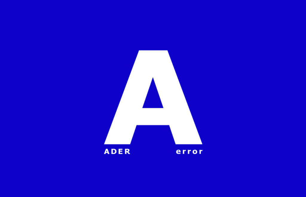 ader error(アダーエラー)