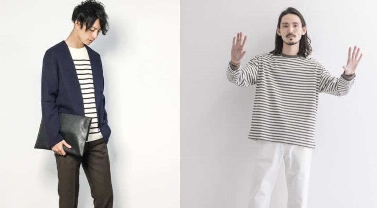 カットソー(ボーダー)のメンズのコーデ！人気のボーダーカットソーを紹介！