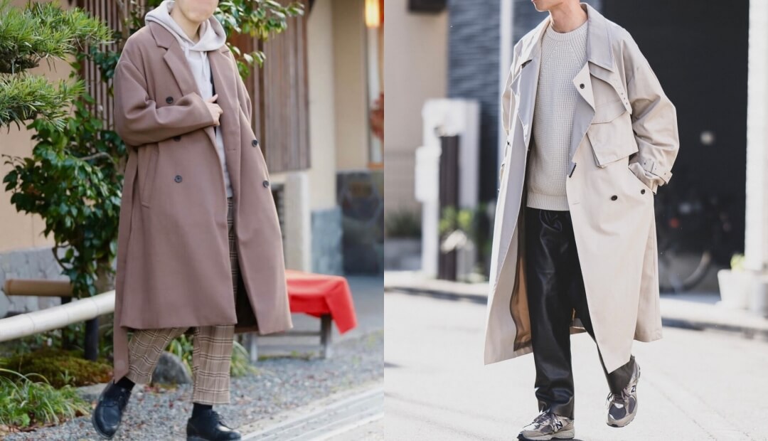 トレンチコート(ベージュ)の秋冬のコーデ！メンズに人気のベージュのトレンチコートを紹介！