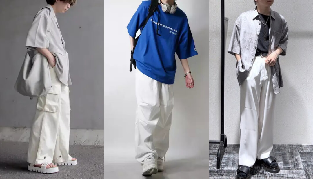 【夏】白パンツのメンズコーデ！着こなし方法からおすすめアイテムまで紹介！